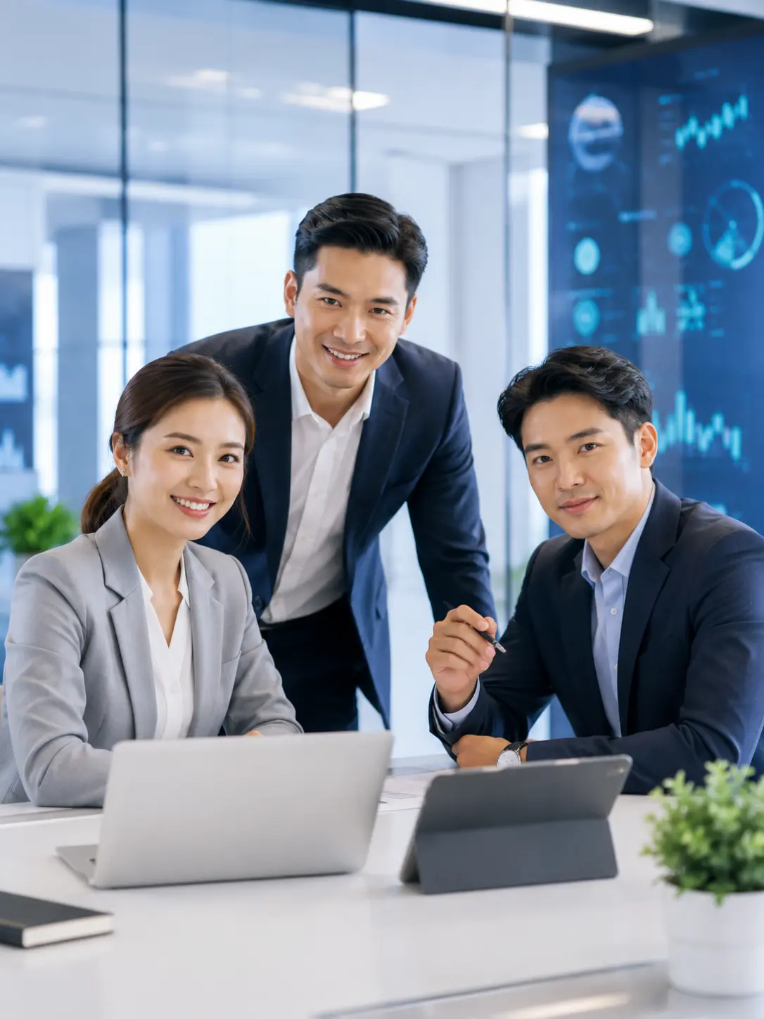 Temukan Solusi ICT yang Tepat untuk Bisnis Anda Tim bisnis mengikuti konsultasi ICT untuk memenuhi kebutuhan teknologi perusahaan